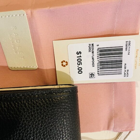 Radley London Alba Place Medium Flapover Wallet, Style# S1506673, black - Picture 4 of 14